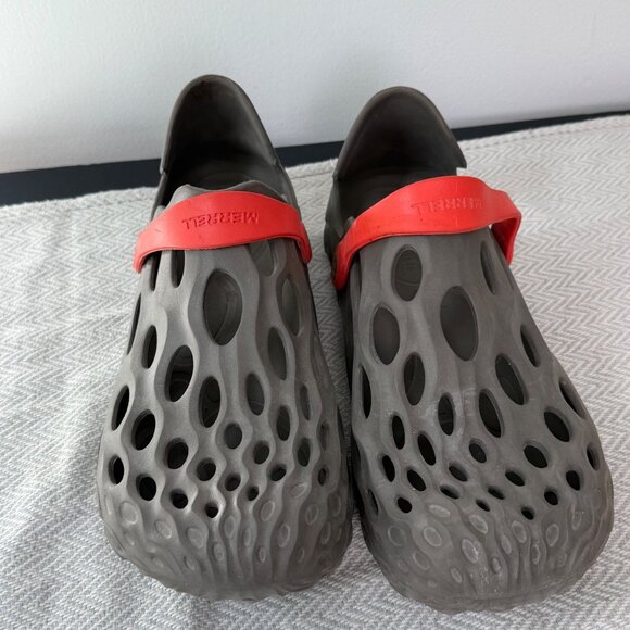 Merrell | Shoes | Merrell Rubber Clogs Mens Hydro Moc Drift Gray Orange ...